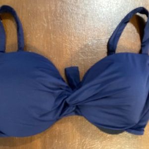 Navy Blue Bikini Top